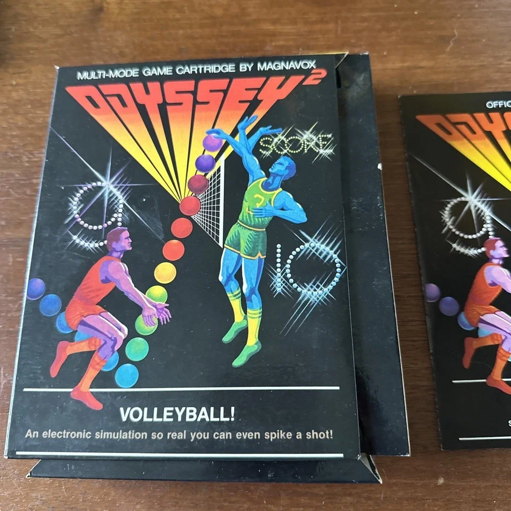 Volleyball! Magnavox Odyssey 2 1980 Complete In Box CIB Manual AA9422 Retro Game